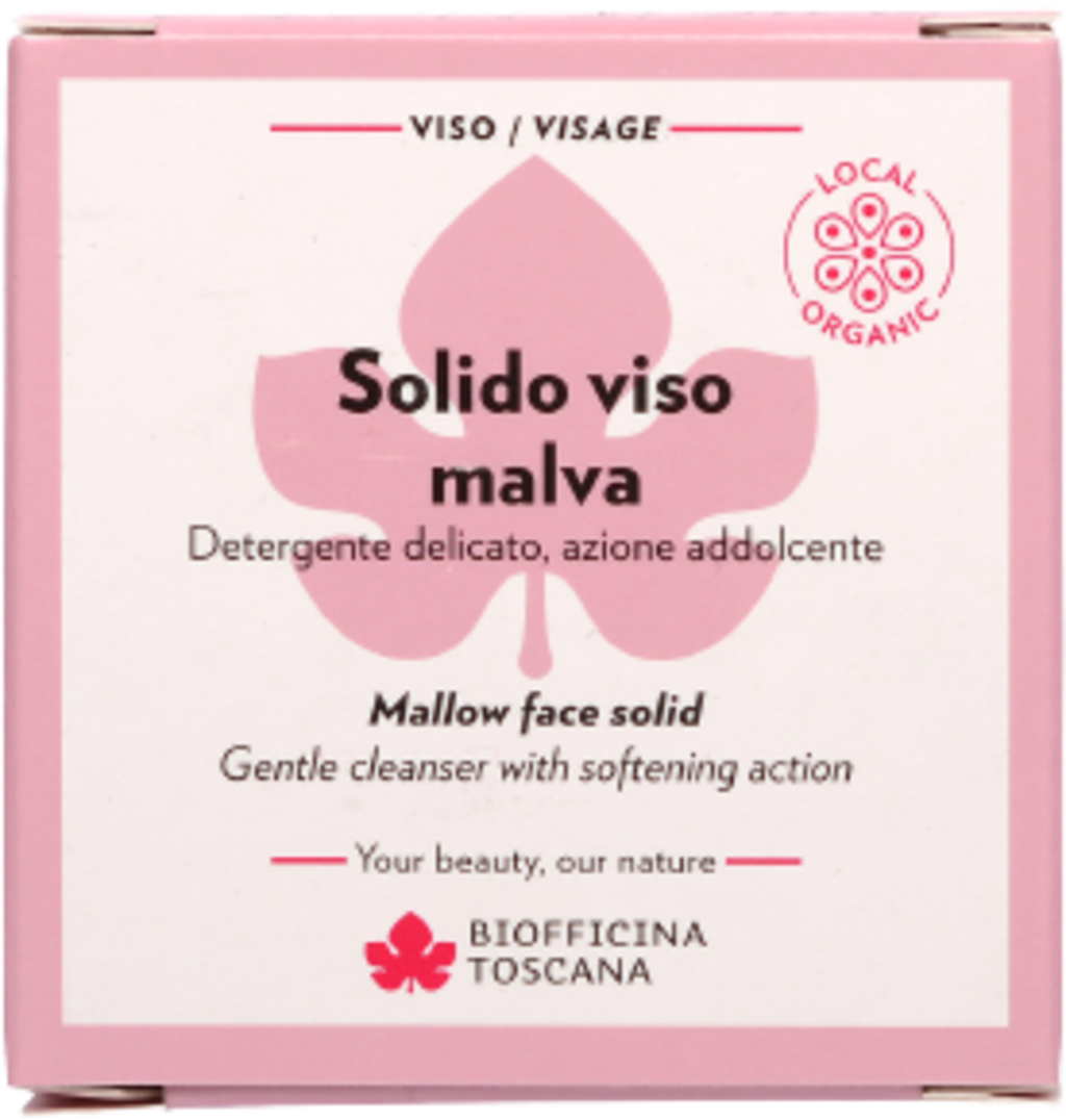 Biofficina Toscana  Fester Gesichtsreiniger Malve, 50 g