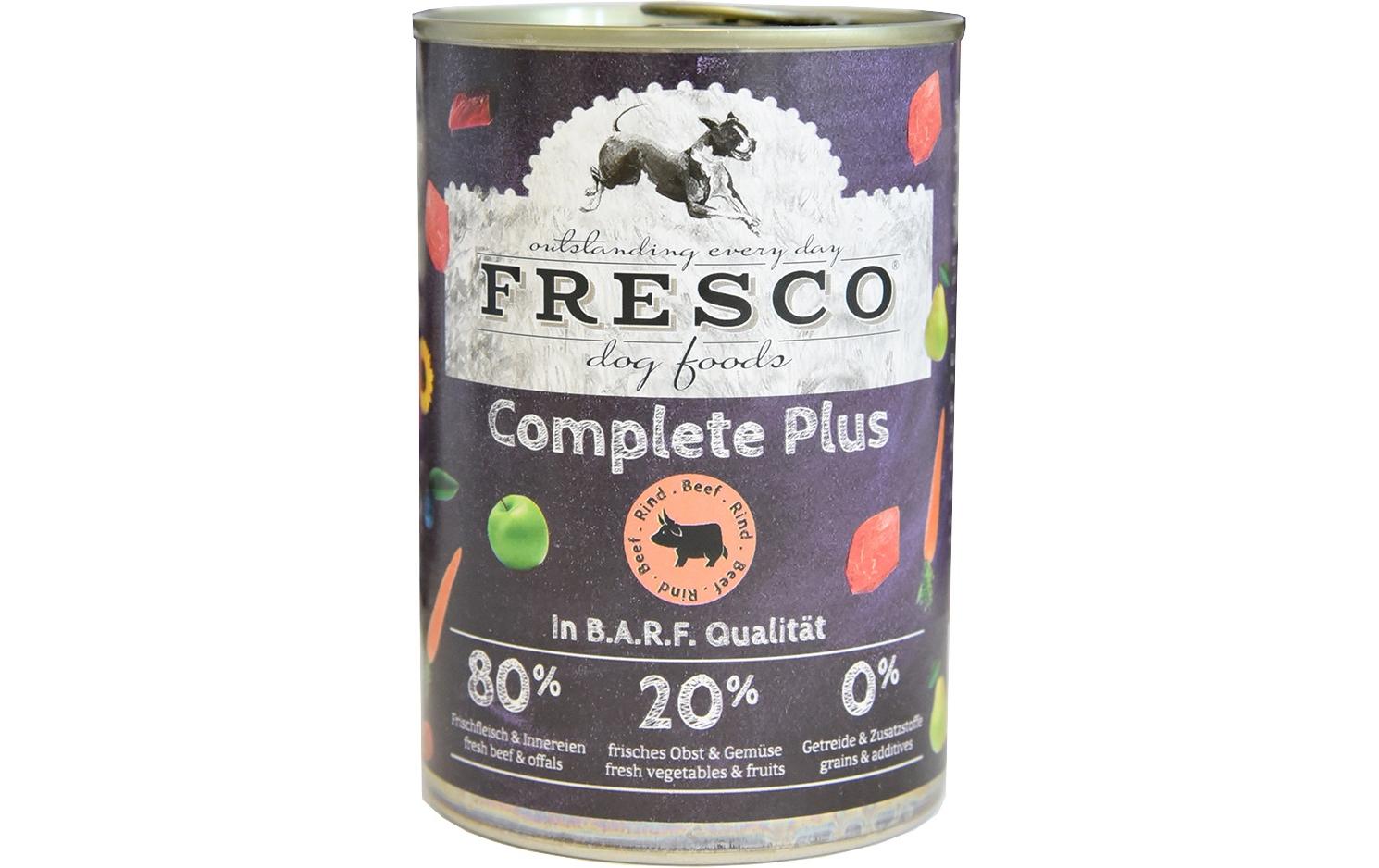 Nassfutter Complete Plus Rind 400 gAlleinfuttermittel für Hunde