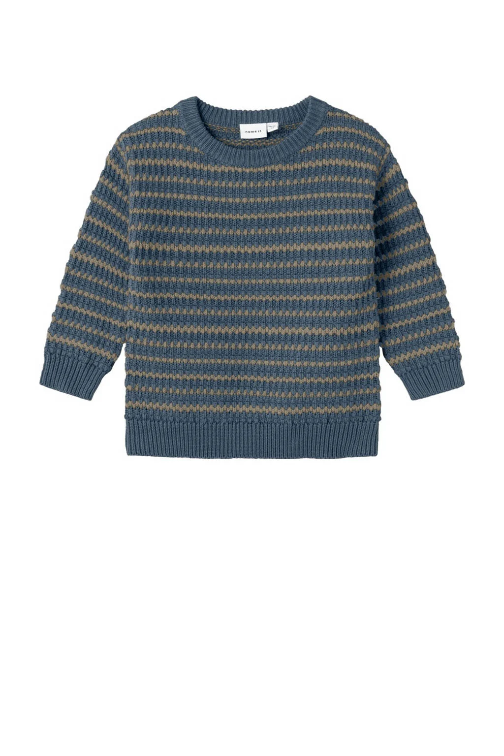 NAME IT gebreide trui blauw