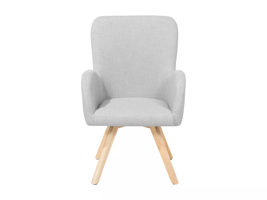 Fauteuil BJARN Tissu Gris clair