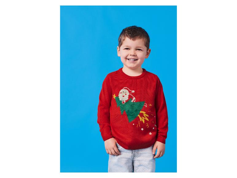 Kinder kersttrui met lampjes