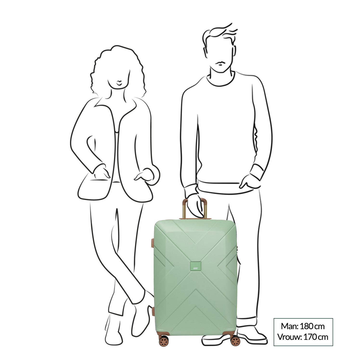 Oistr Florence Trolley 74 green