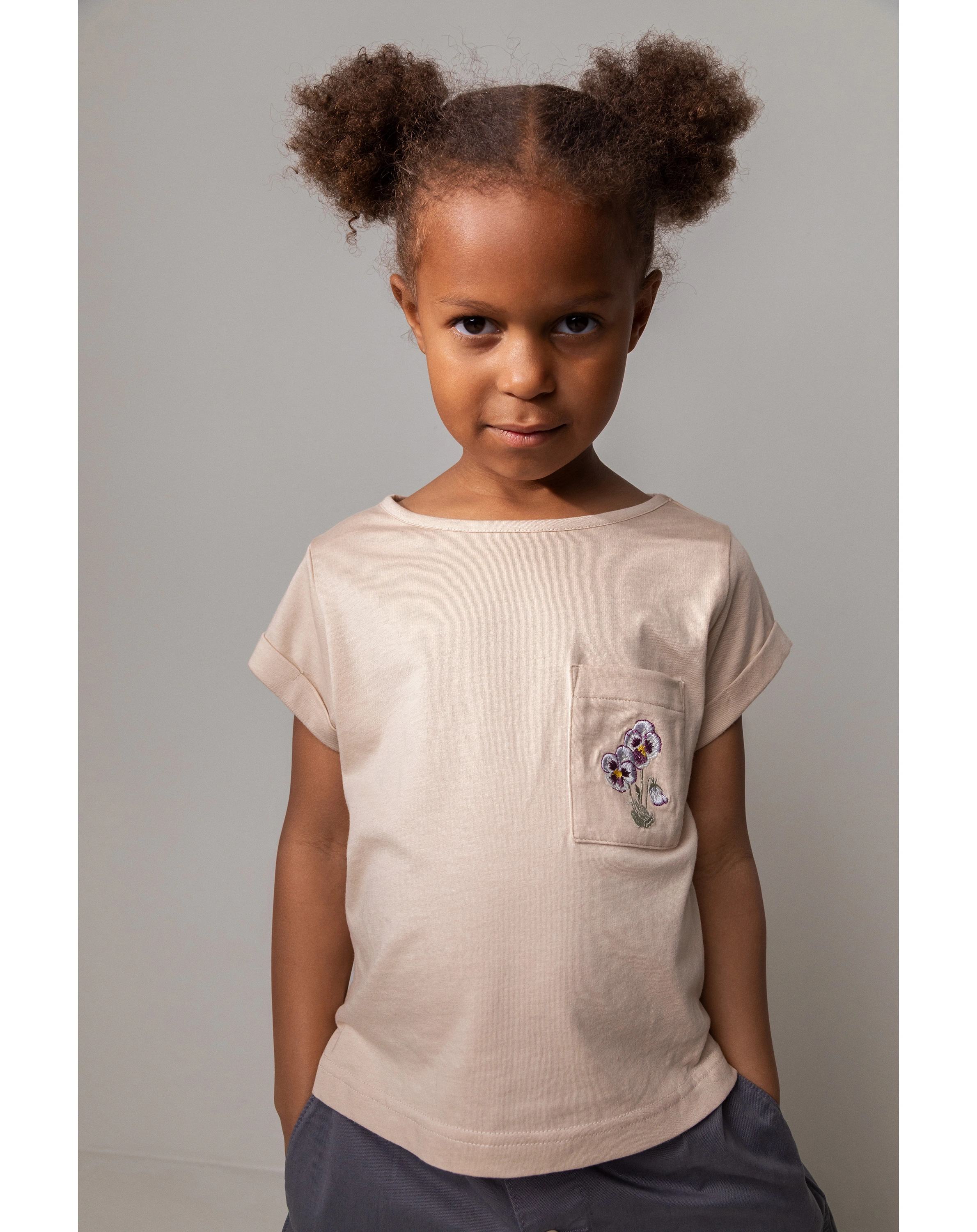 T-Shirt TAVORA FLOWER in rose moon