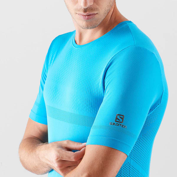 T-shirt trail SALOMON SENSE SEAMLESS TEE M HAWAIIAN OCEAN
