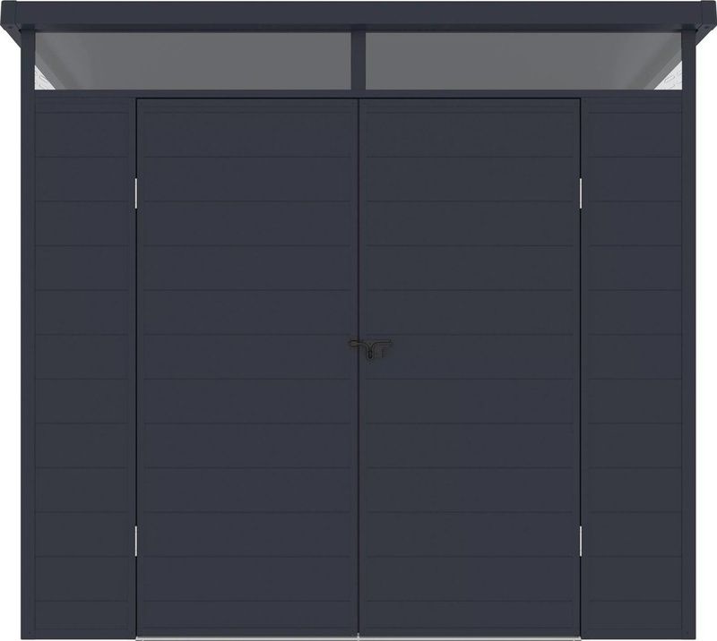 MINARO Tuinhuisje Antracietgrijs 4 m² met Vloer