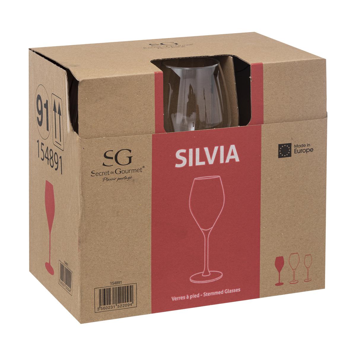 VERRE VIN SILVIA 34CL X1 PIECE