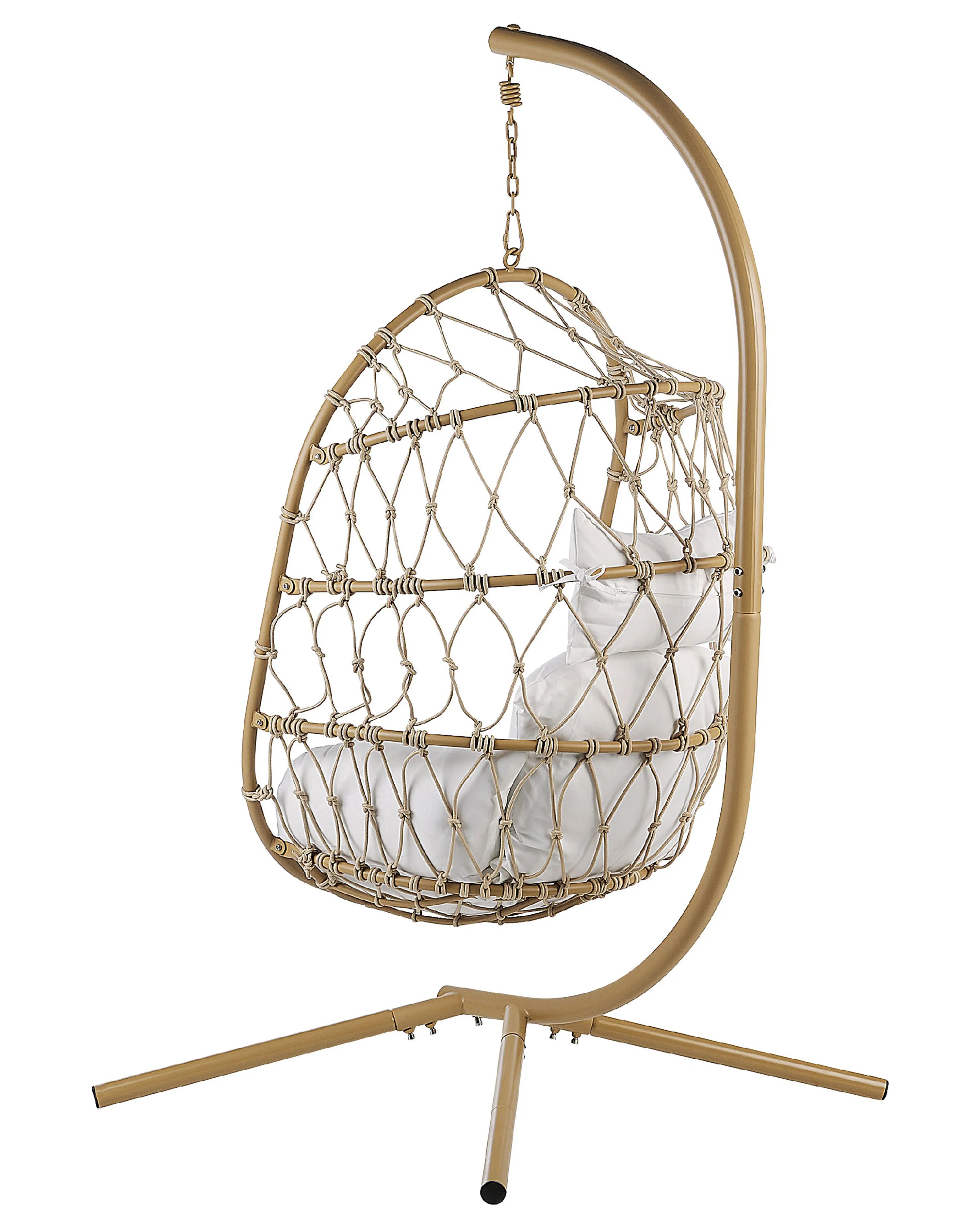 Hangstoel met standaard ADRIA Metaal Beige