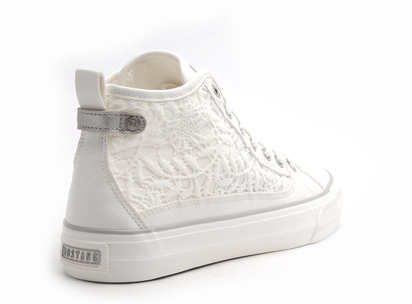 Mustang boots bottine femme 1272502 blanc