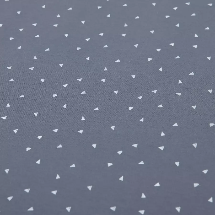 LÄSSIG Babydecke Triangle blue 80 x 80 cm