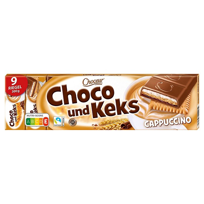 CHOCEUR Schoko und Keks 300 g, Cappuccino