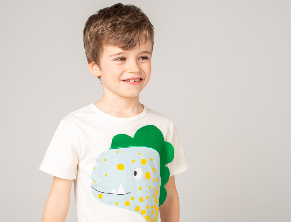 Pyjama short enfant-Dinos dans l'espace