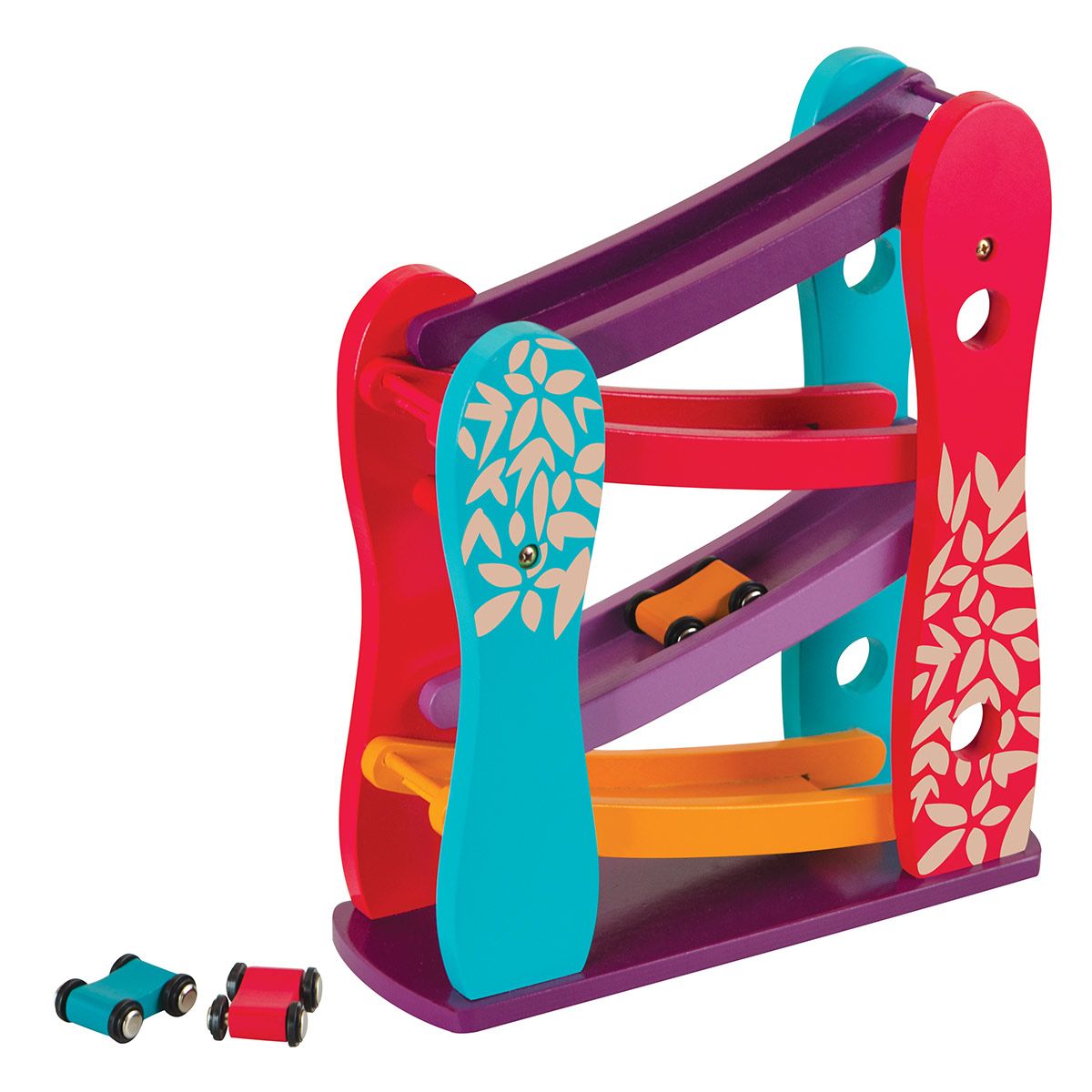 Circuit zig-zag en bois