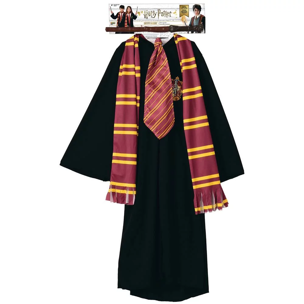 HARRY POTTER - DEGUISEMENT CAPE DE SORCIER ET ACCESSOIRES TAILLE 7-10 ans
