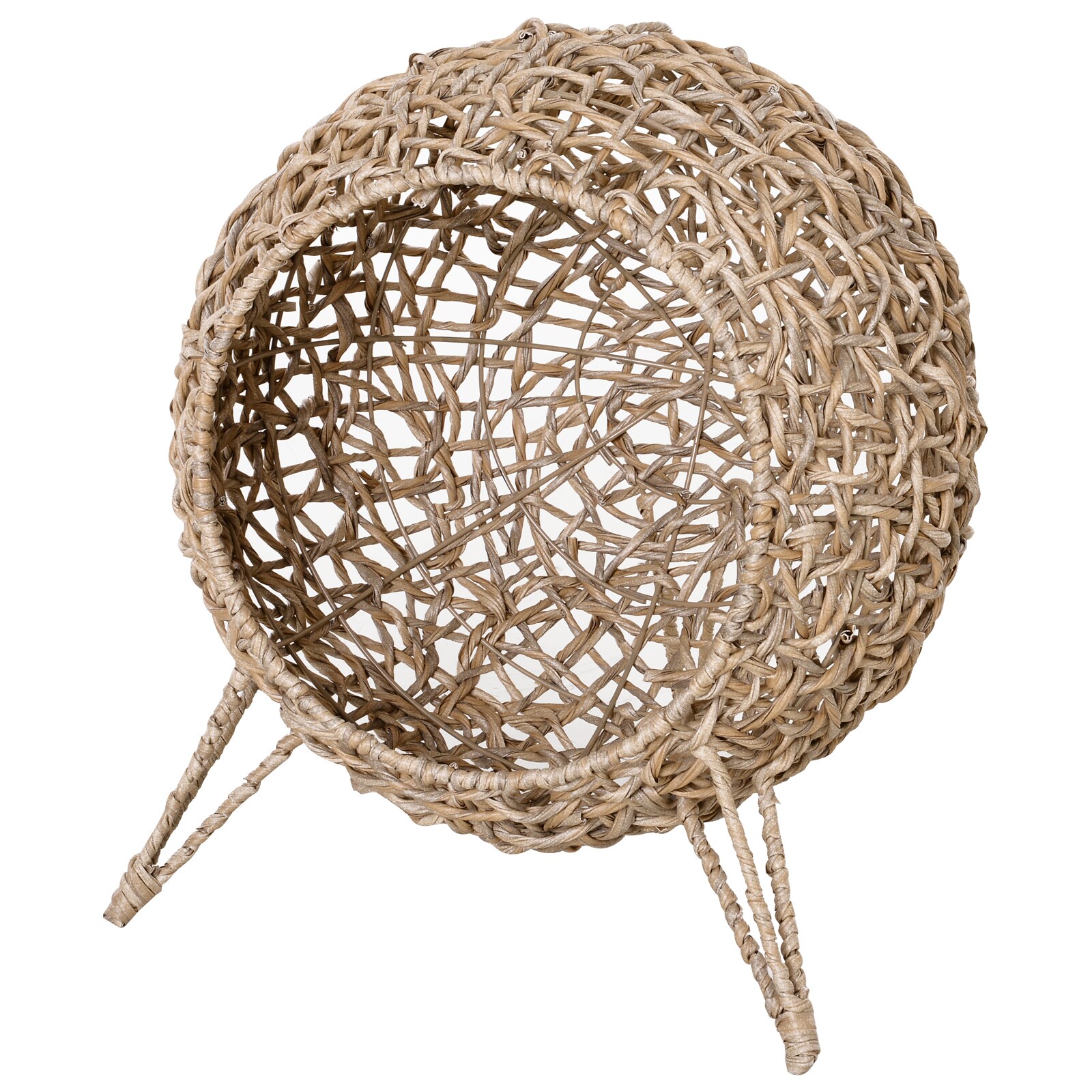 PawHut Katzenkorb mit Kissen 52 x 58 cm (ØxH)