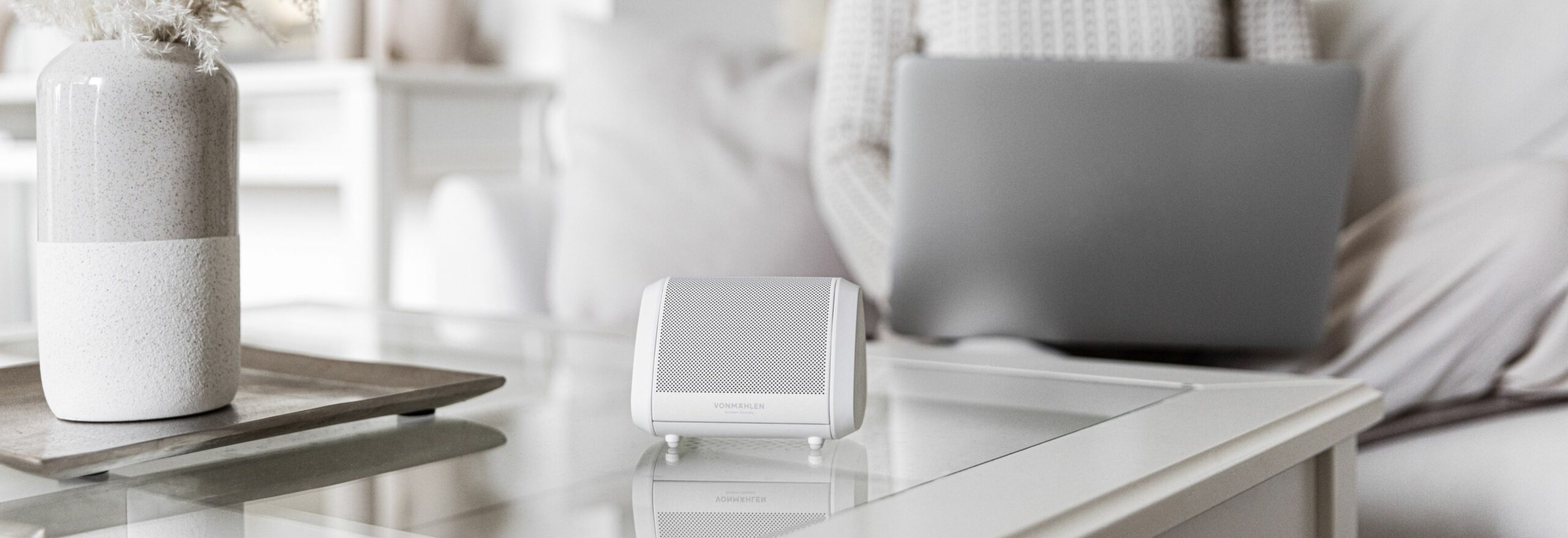 Air Beats Mini Smart Bluetooth Lautsprecher Wireless Speaker IPX6 (ABM00002) - Weiss