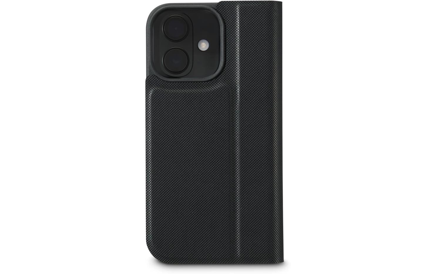 Book Cover Daily Protect Schwarz für iPhone 16Hama Daily Protect Handy-Schutzhülle 15.5 cm (6.1