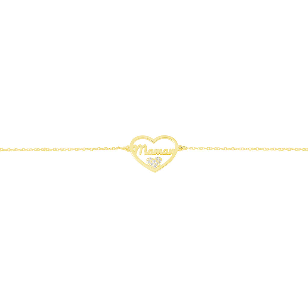 Bracelet Micarla Or Jaune Oxyde De Zirconium