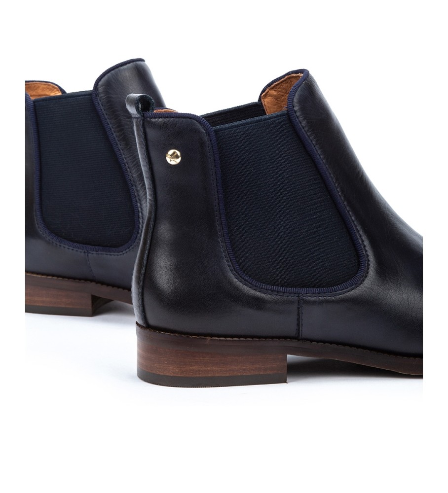Botas de tornozelo de couro Pikolinos Royal Navy
