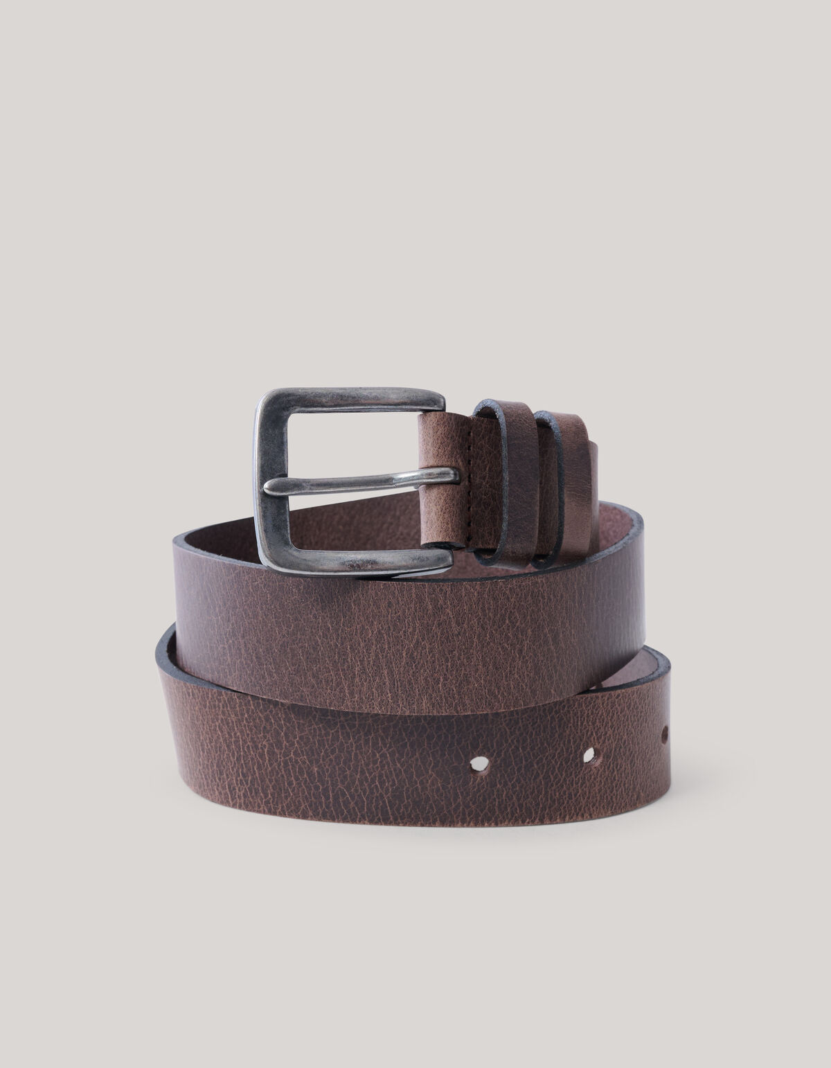 Leren Riem Donkerbruin