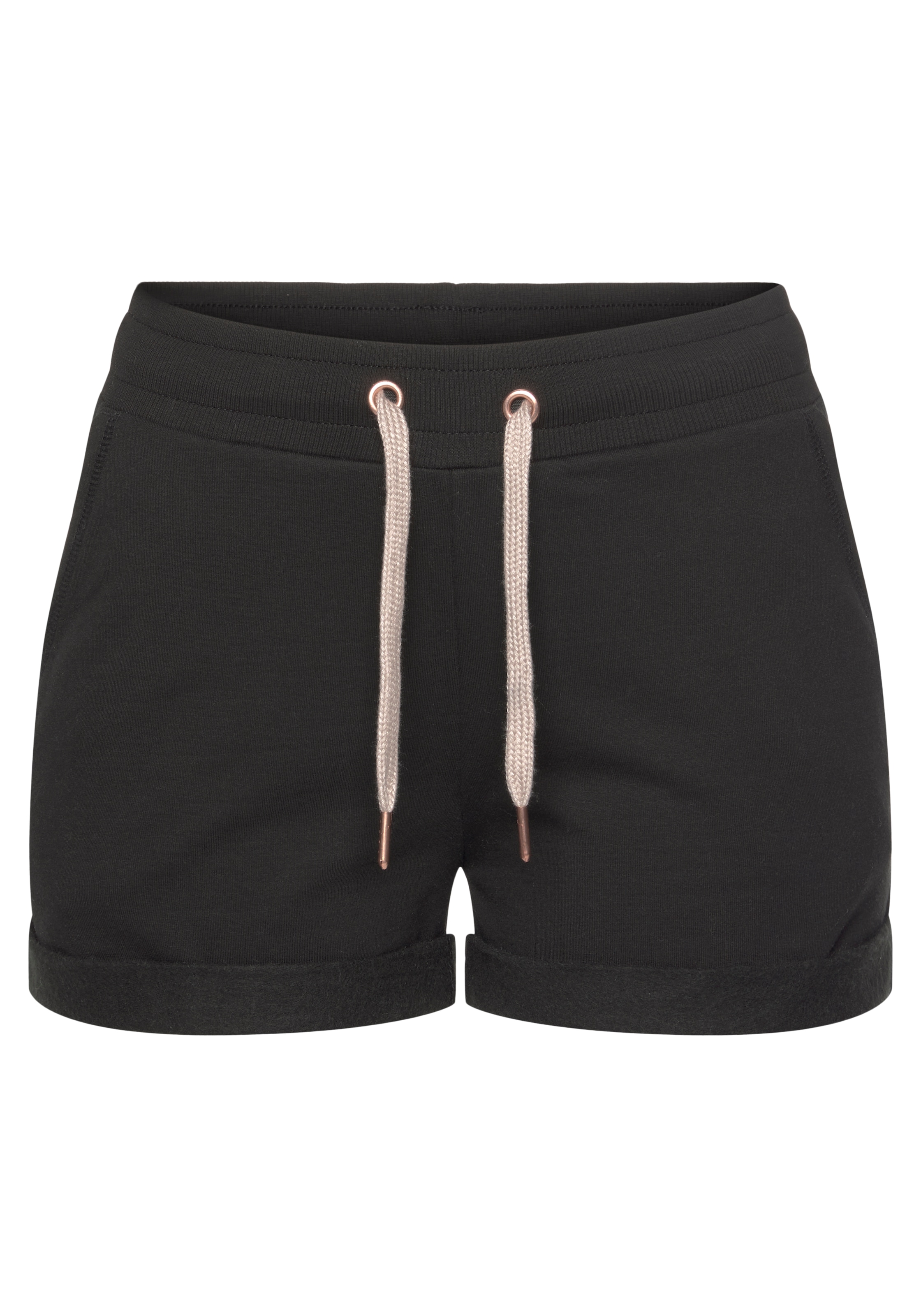 LASCANA Shorts  mit Rippbündchen und Umschlagsaum, Loungewear