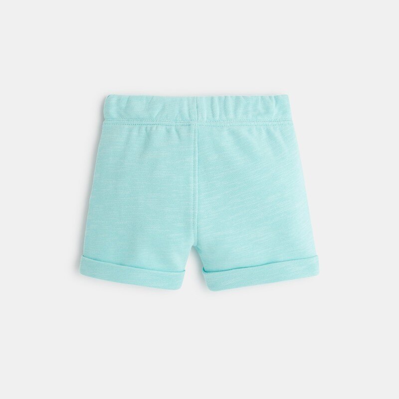 Short en molleton bleu bébé garçon Bleu
