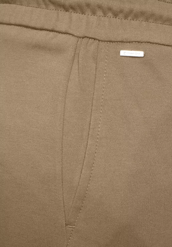 Loose Fit Hose in Unifarbe - nu sand