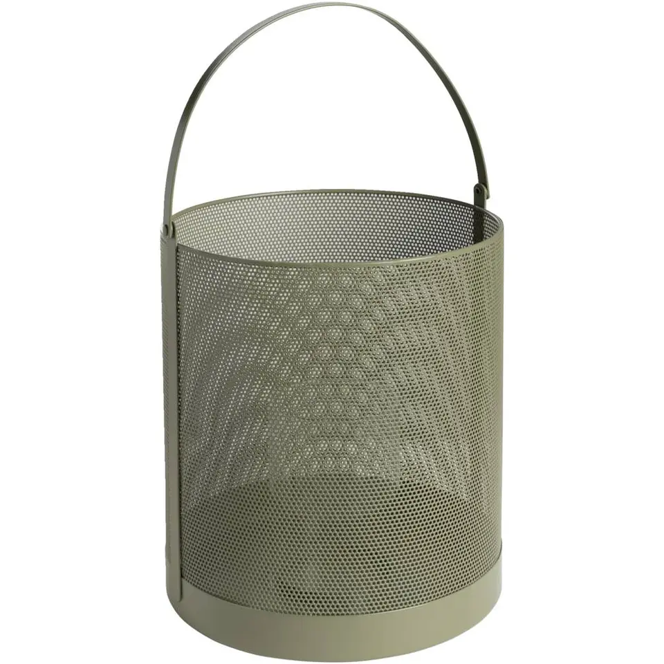 Windlicht Malaga - groen - 20xØ20 cm