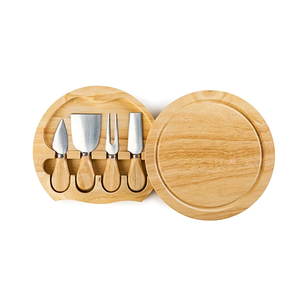 Set plateau à fromages avec couteaux Ibili