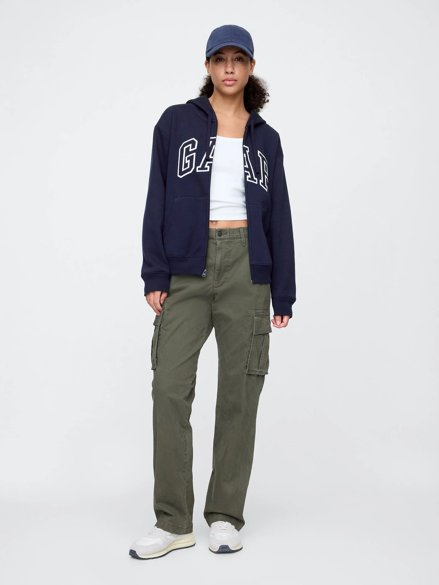 Donkerblauw - Gap hoodie met logo