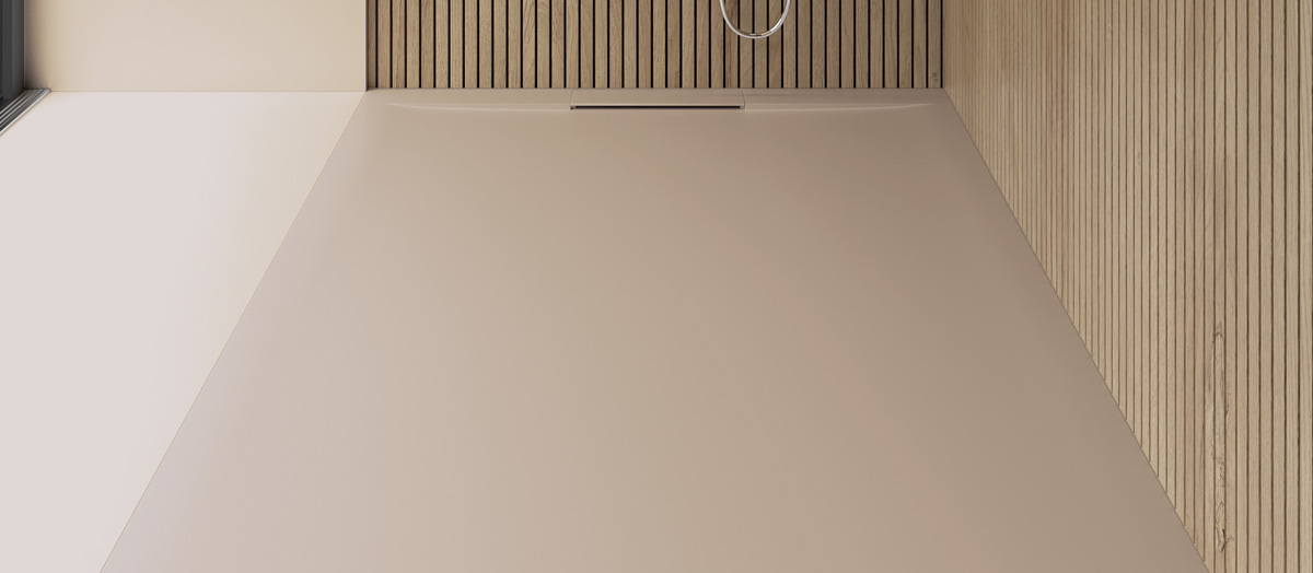 Riho Isola douchevloer 120x90cm pebble grey