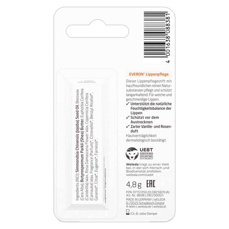 Weleda Everon Lippenpflege, 4.8 g