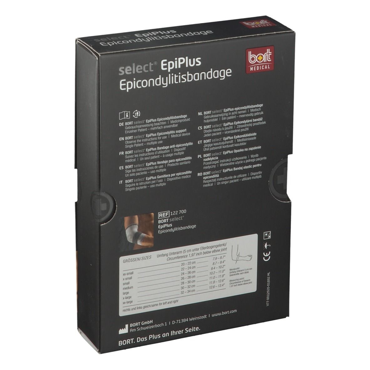BORT select® EpiPlus® Gr. XL schwarz