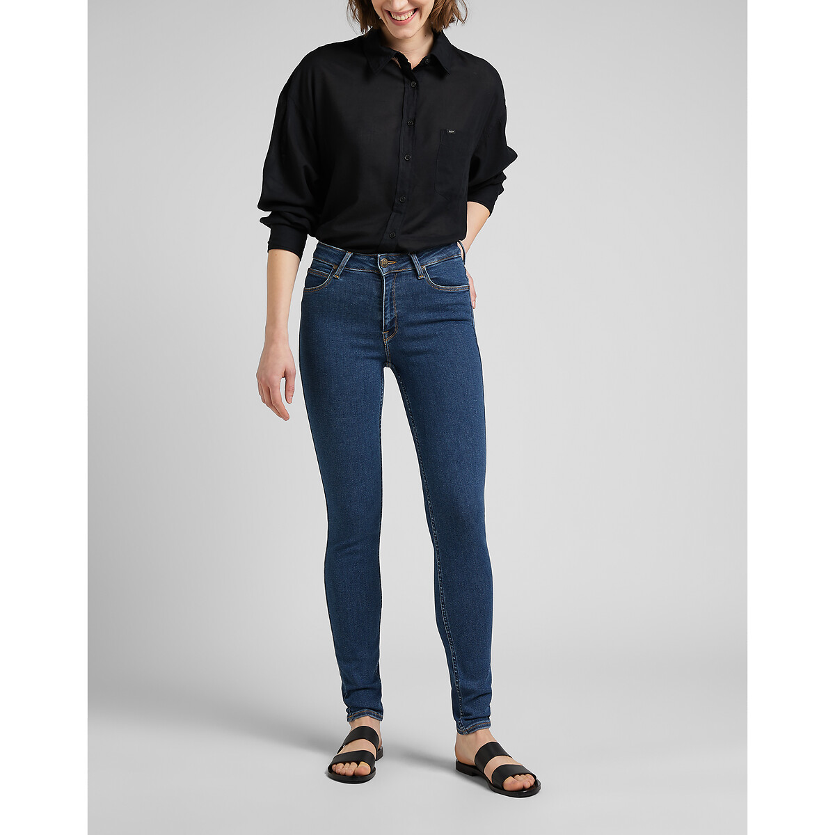 LEE<br>Calça jeans skinny Foreverfit, cintura alta