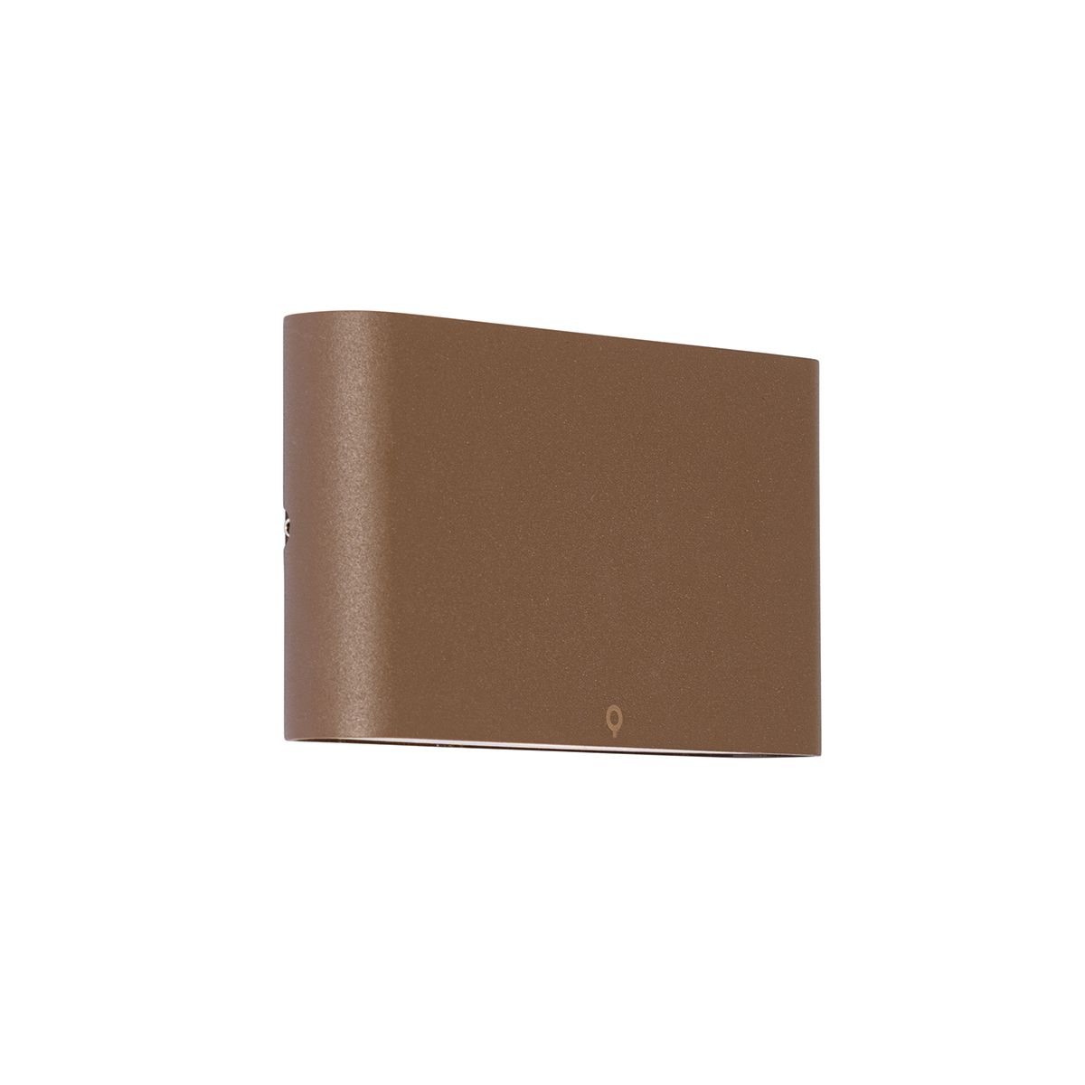 Moderne buiten wandlamp roestbruin 17,5 cm incl. LED IP65 - Batt