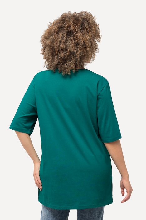 T-Shirt, Rundhalsausschnitt, Relaxed, Halbarm