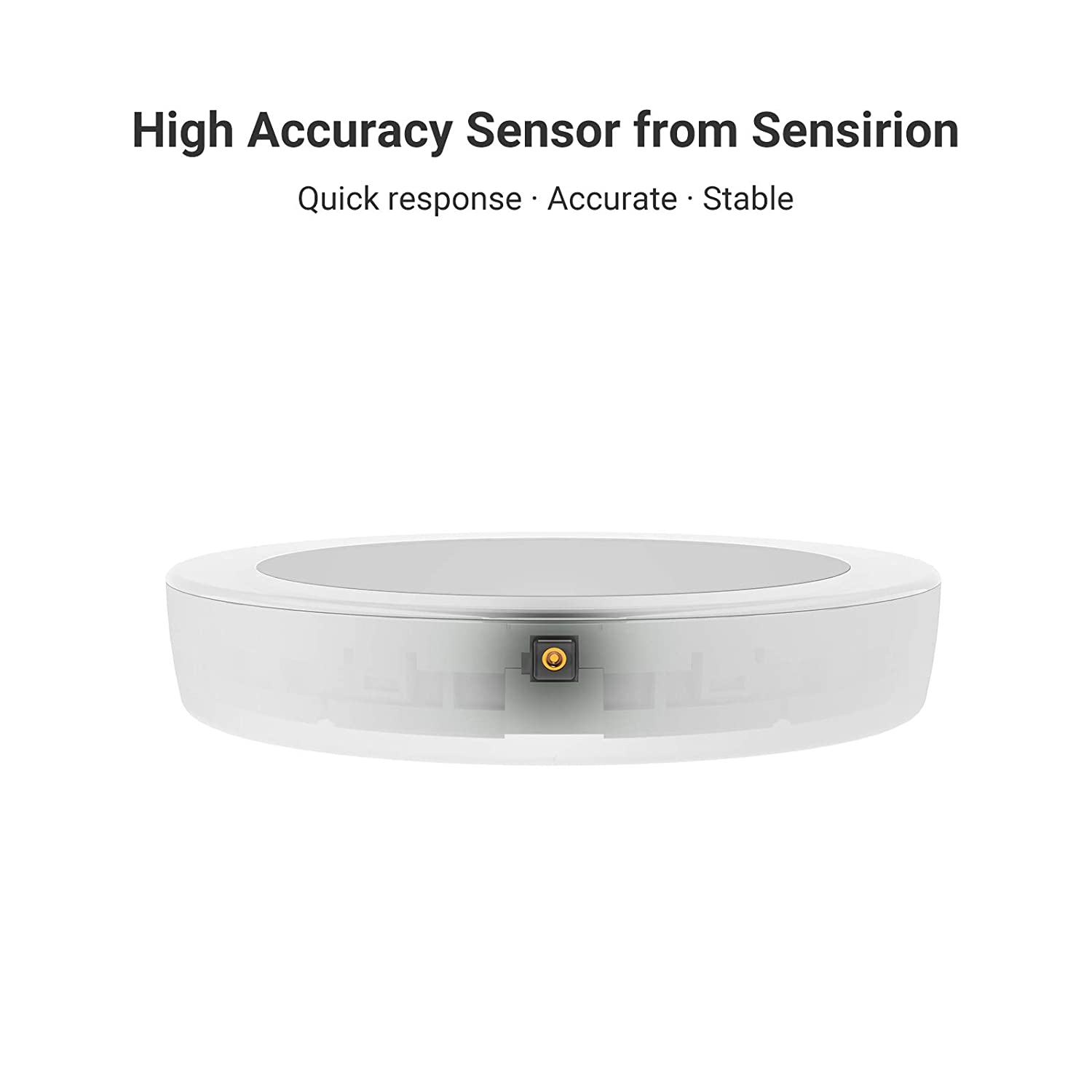 Qingping (by Xiaomi*) - Mini Bluetooth 5.0 Thermometer Hygrometer für Android - Weiss