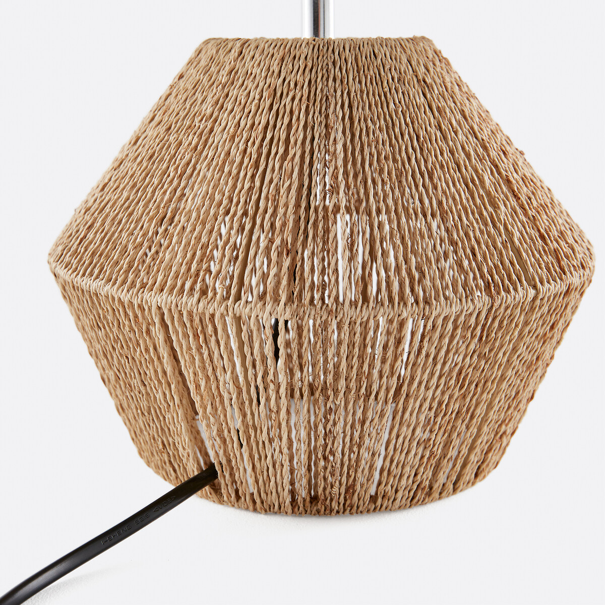 LA REDOUTE INTERIEURS<br>Candeeiro de mesa em cânhamo e linho, Yaku