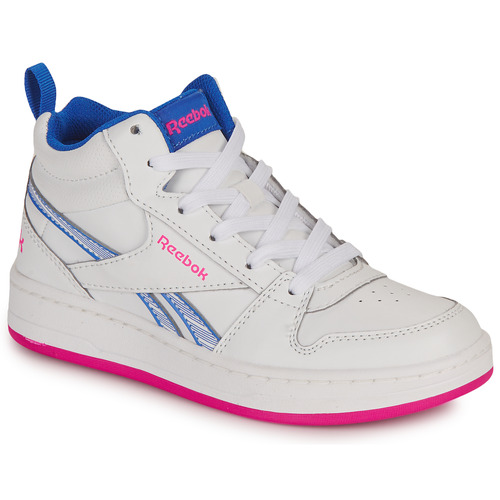 Reebok Classic - REEBOK ROYAL PRIME MID 2.0 - Blanc / Bleu / Rose