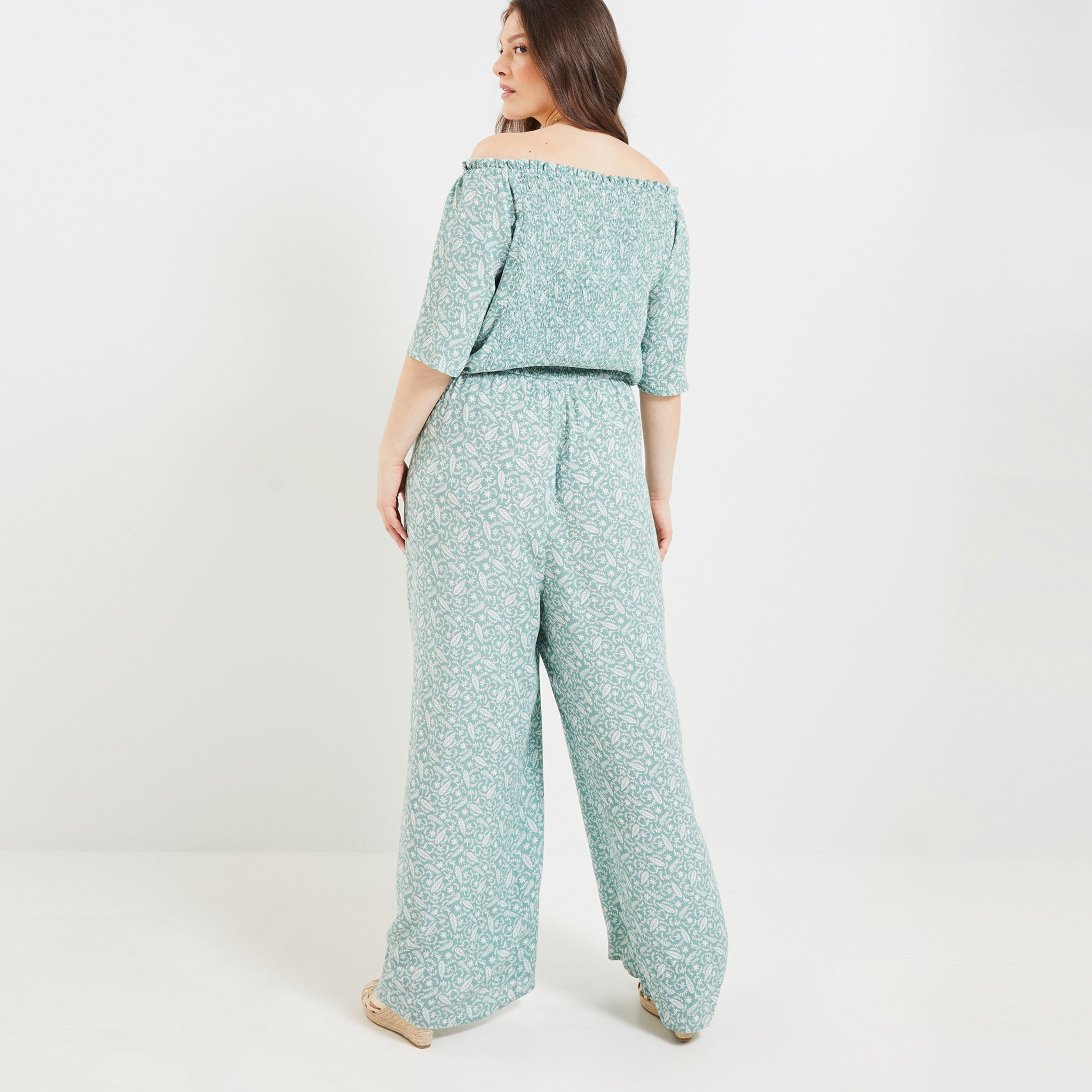 Combinaison imprimée femme - VERT CLAIR