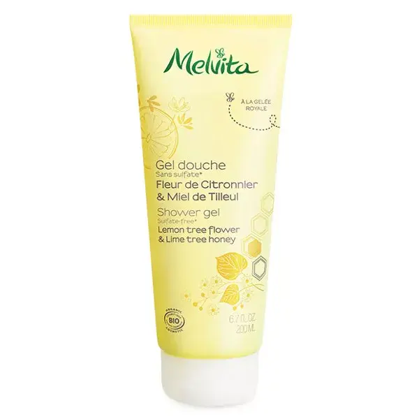 Creme de Banho Melvita Essentials com Flor de Limão e Mel de Tília Orgânico 200ml