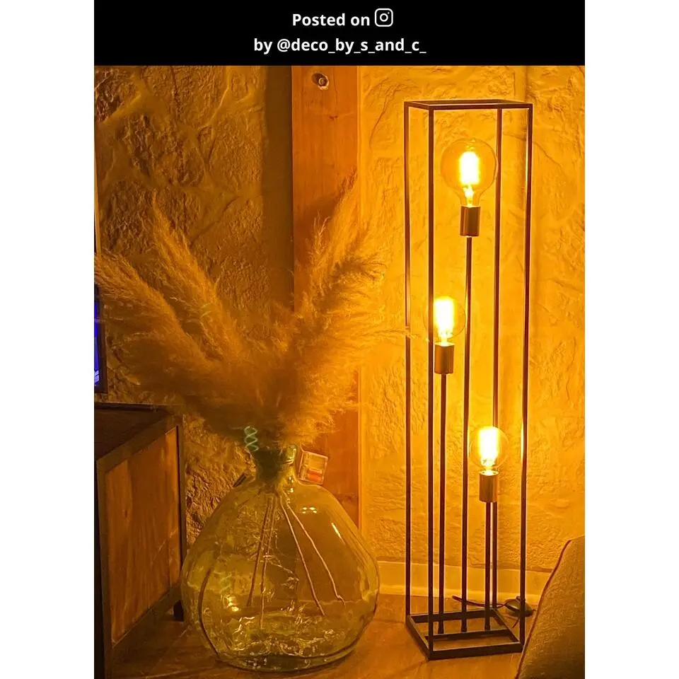 Lucide ARTHUR Vloerlamp - Zwart