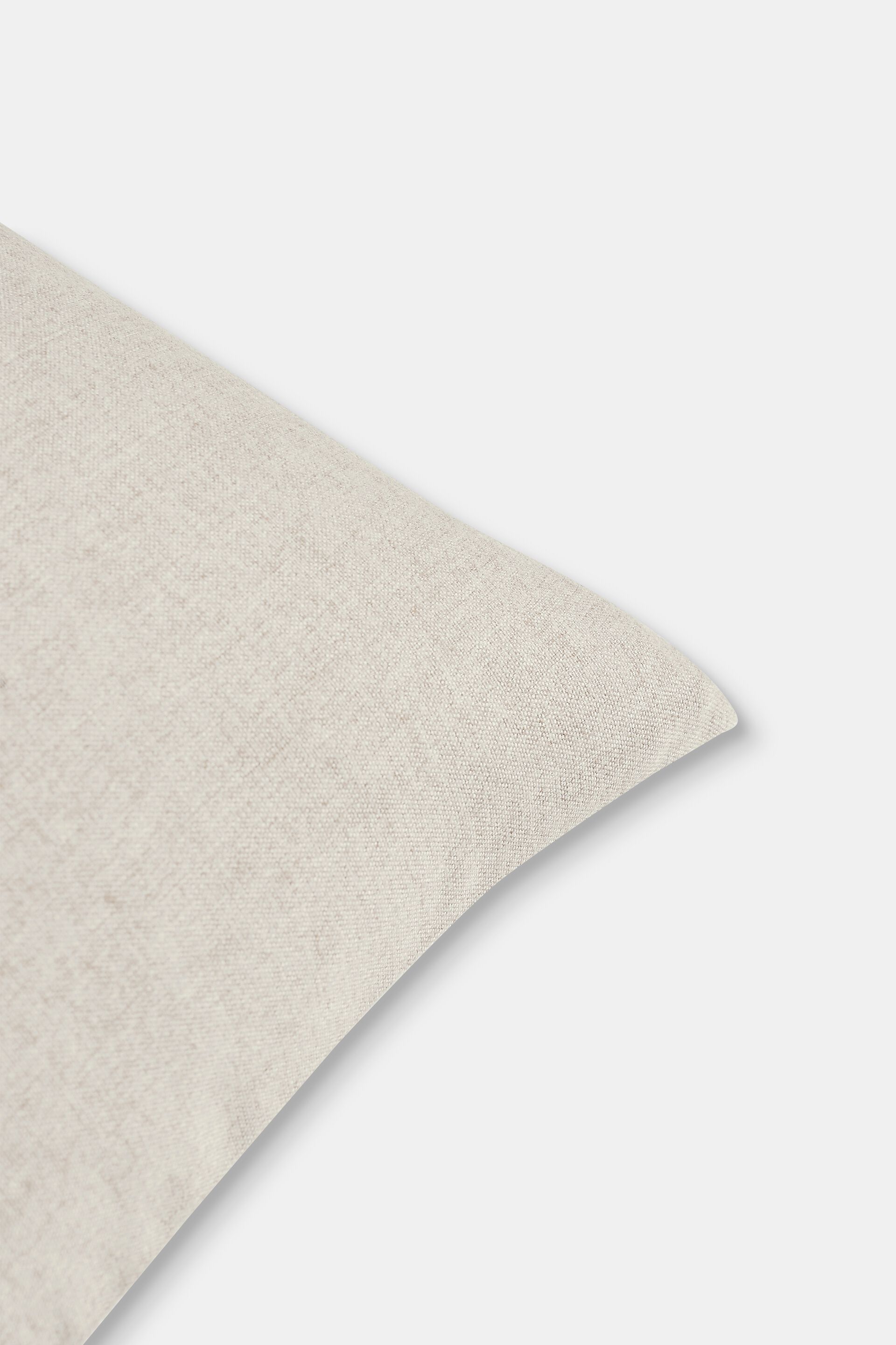 Housse de coussin en mélange de matières à teneur en micro velours