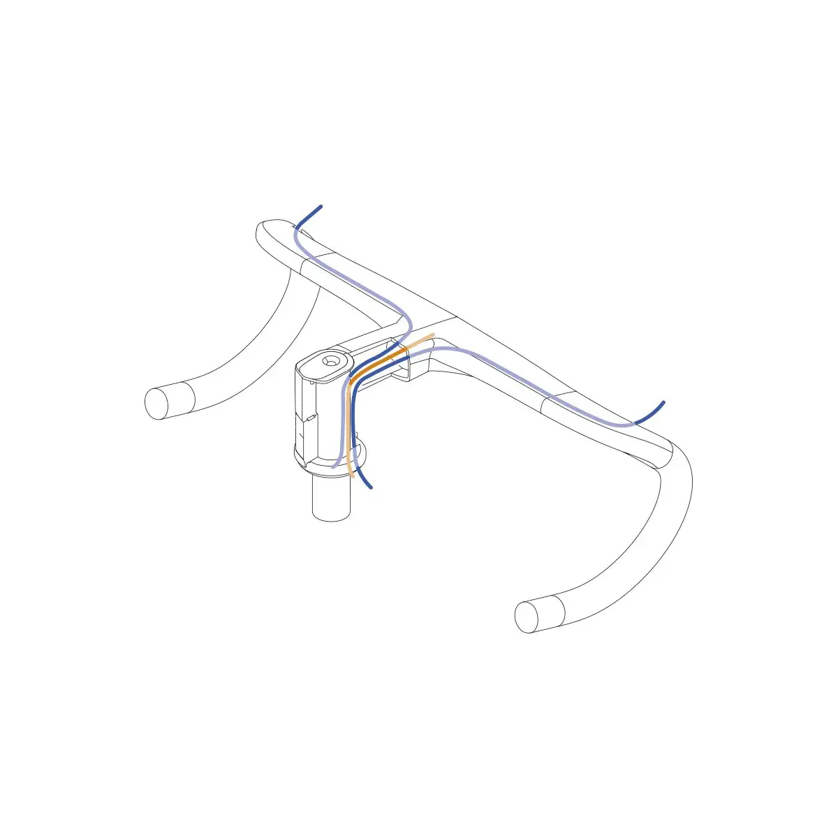 Deda ALANERA DCR Carbon Racestuur Zwart