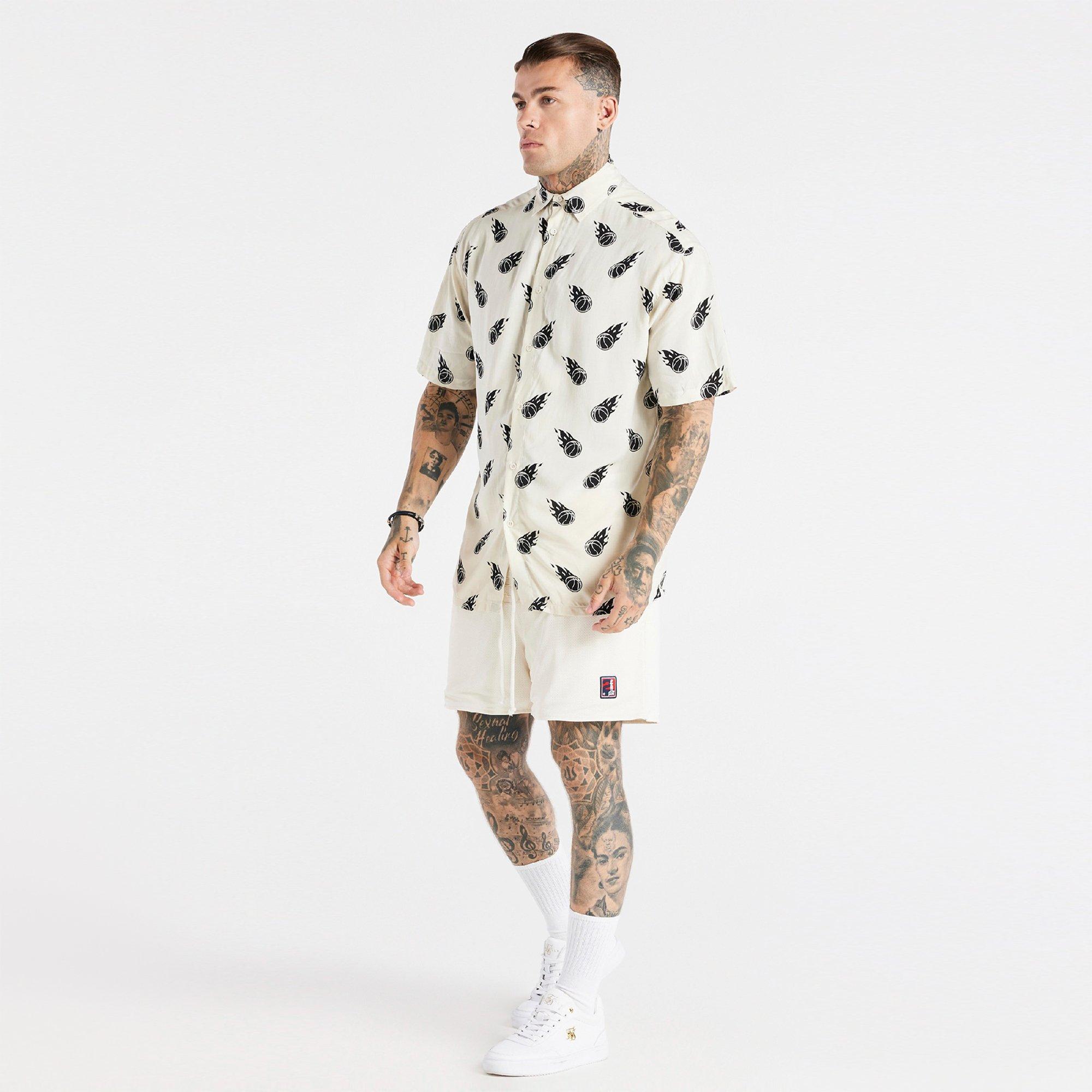SikSilk Print Shirt Mens