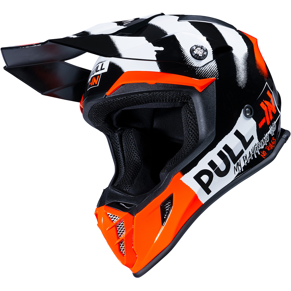 pull-in - Casque Trash - 2023 Noir / Blanc / Orange