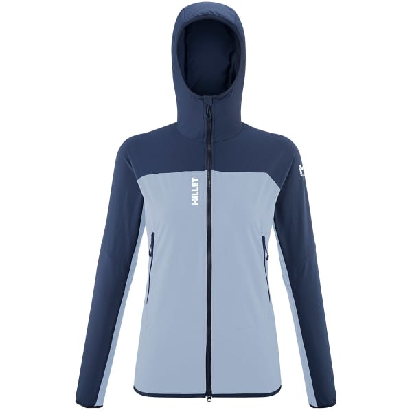 Softshell randonnée MILLET FUSION XCS HOODIE W ICEBERG/SAPHIR