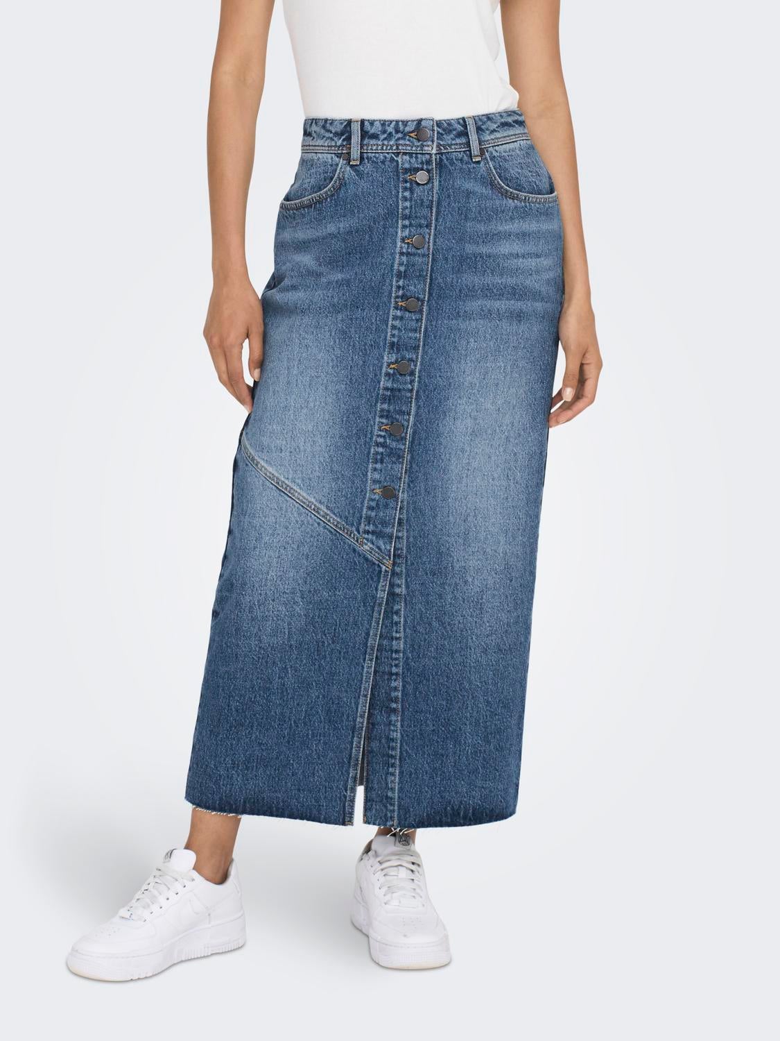 ONLSHEENA Jeansrock Medium Blue Denim