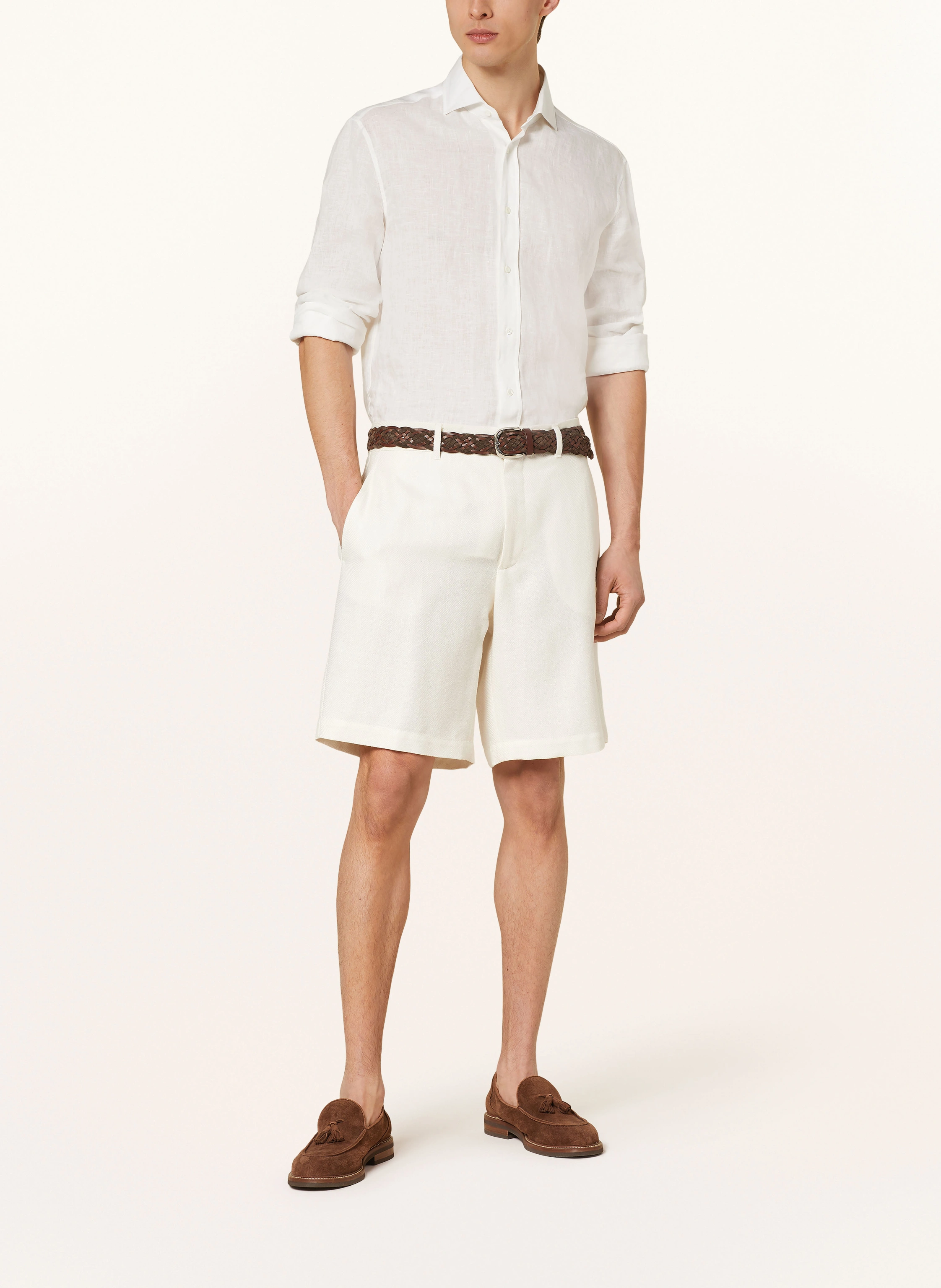 BRUNELLO CUCINELLI Shorts mit Leinen
