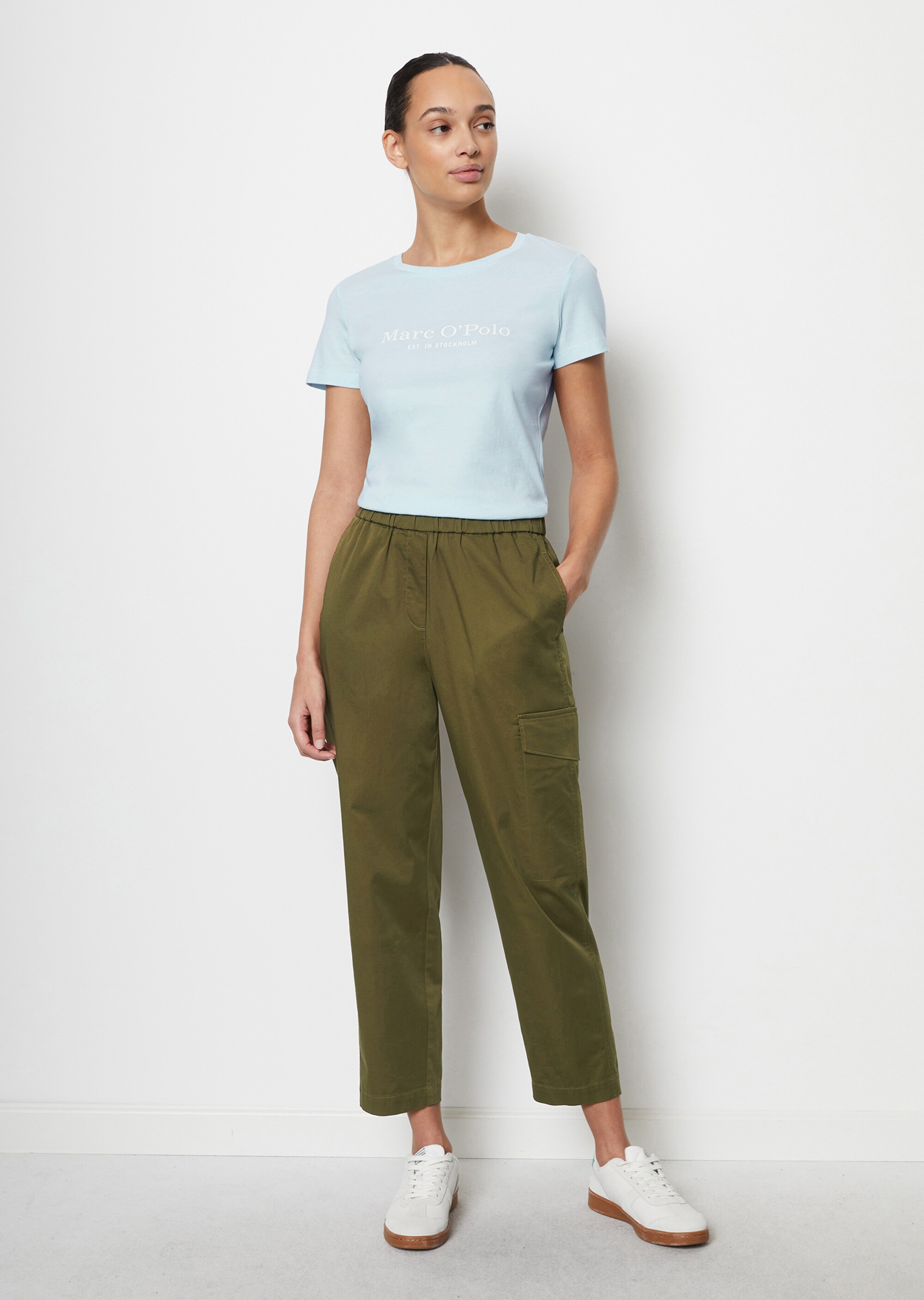 Logo-T-Shirt regularaus Organic Cotton