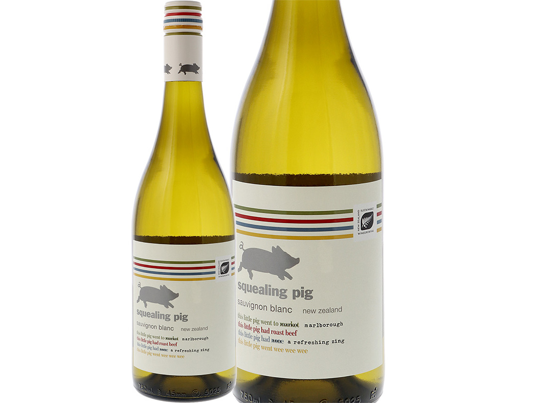 VINHO BRANCO SQUEALING PIG SAUVIGNON BLANC NOVA ZELANDIA 0.75L
